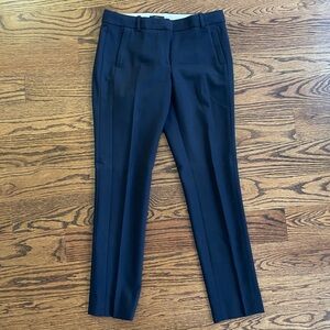 J. Crew Wool Blend Trousers Pants Size 4 Navy